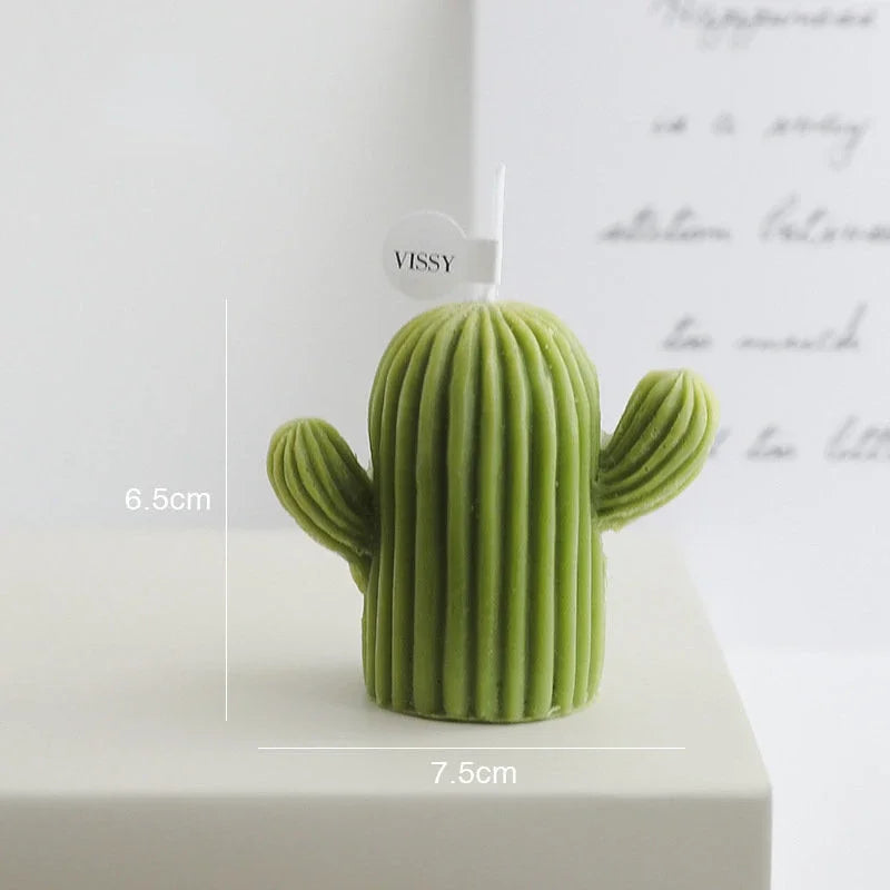 Decorative Cactus Scented Candle