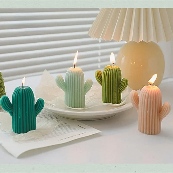 Decorative Cactus Scented Candle