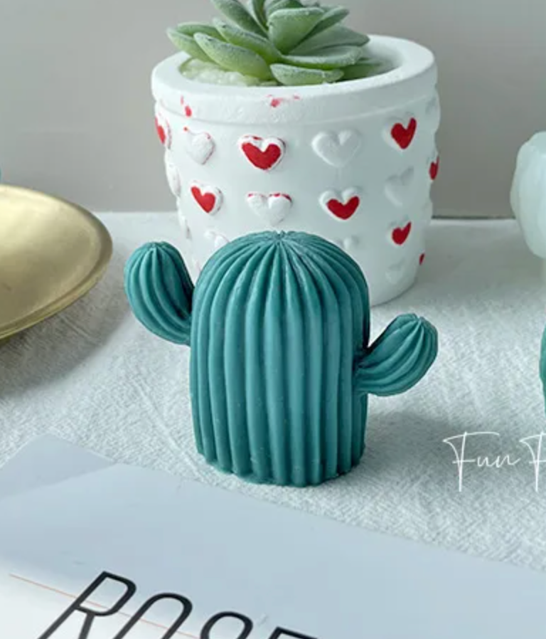 Decorative Cactus Scented Candle