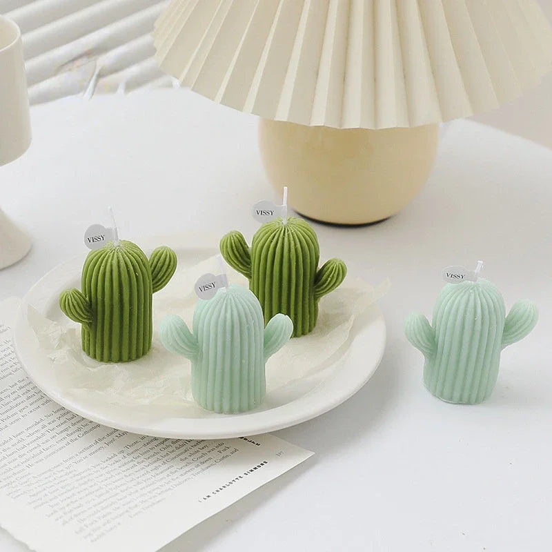 Decorative Cactus Scented Candle